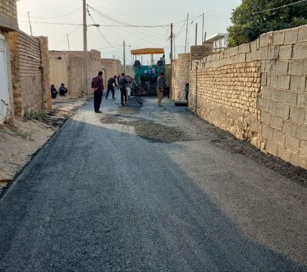 نهضت آسفالت و خداحافظی با کوچههای خاکی در شهر قرهبلاغ – کوچهی سحر محلهی بیگاینالو
