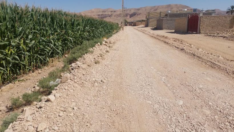 شروع پروژه‌ی زیرسازی خیابان امام رضا (ع) محله بیگ‌اینالو شهر قره‌بلاغ (۱)