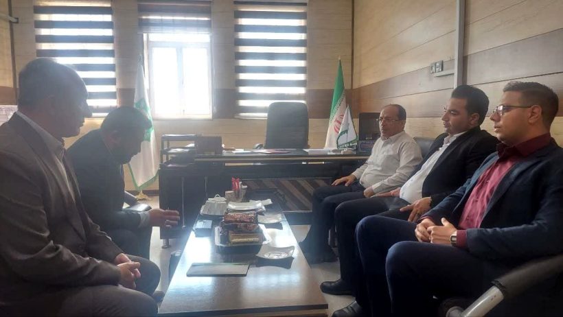 حضور نمایندگان شرکت نوساز محاسب صفاهان اصفهان در شهرداری قره‌بلاغ