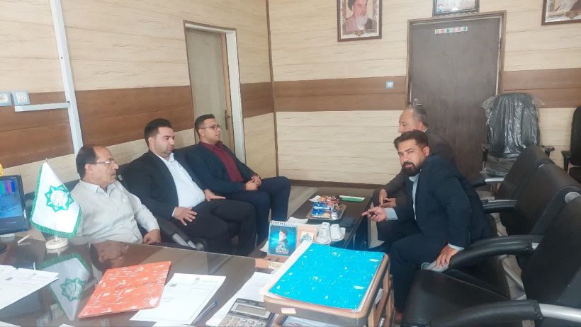 حضور نمایندگان شرکت نوساز محاسب صفاهان اصفهان در شهرداری قره‌بلاغ