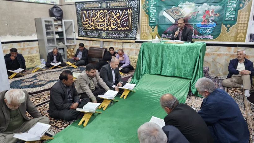 برگزاری محفل قرآنی در جمع معتکفین مسجدالزهرا