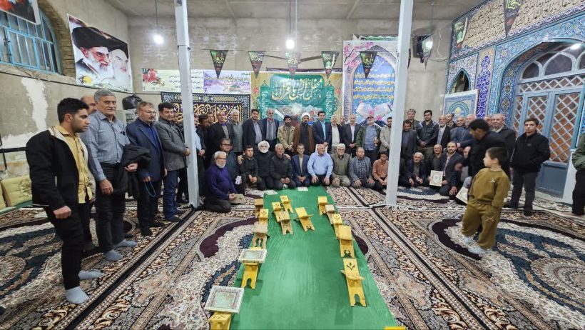 برگزاری محفل قرآنی در جمع معتکفین مسجدالزهرا
