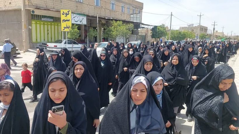 حضور گسترده‌ی اقشار مختلف مردم منطقه‌ی ششده و قره‌بلاغ در مراسم راهپیمایی روز قدس