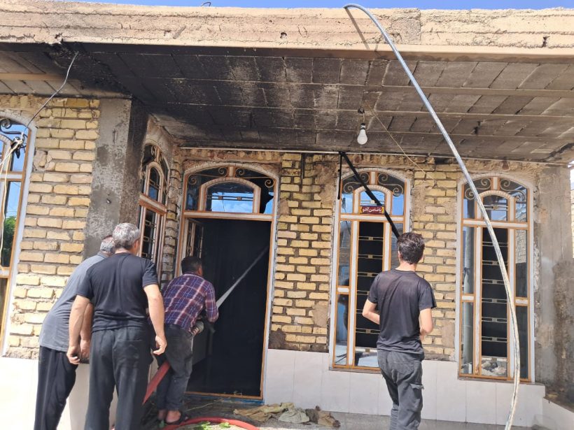 سپاس بیکران از نیروهای زحمتکش آتش‌نشانی شهرداری قره‌بلاغ