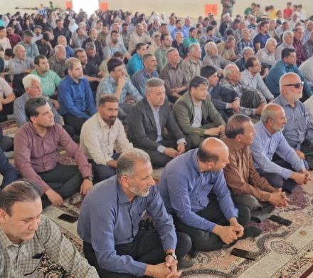 برگزاری باشکوه نماز جمعه در شهر قره‌بلاغ