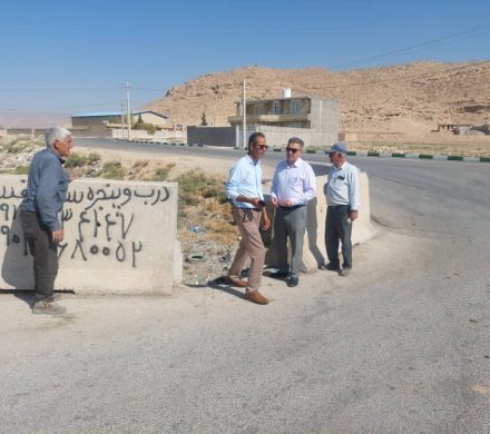 بازدید رئیس اداره راهداری و حمل‌ونقل جاده‌ای شهرستان فسا از شهر قره‌بلاغ